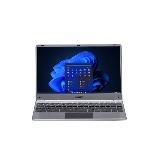 Mecer 14.1" AlwaysOn Laptop (Qualcomm 7C, 4GB RAM, 128GB eMMC, Win 11 Pro) - Silver