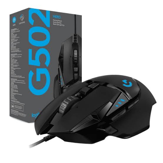 Logitech G502 HERO High Performance Wired Gaming Mouse - Black