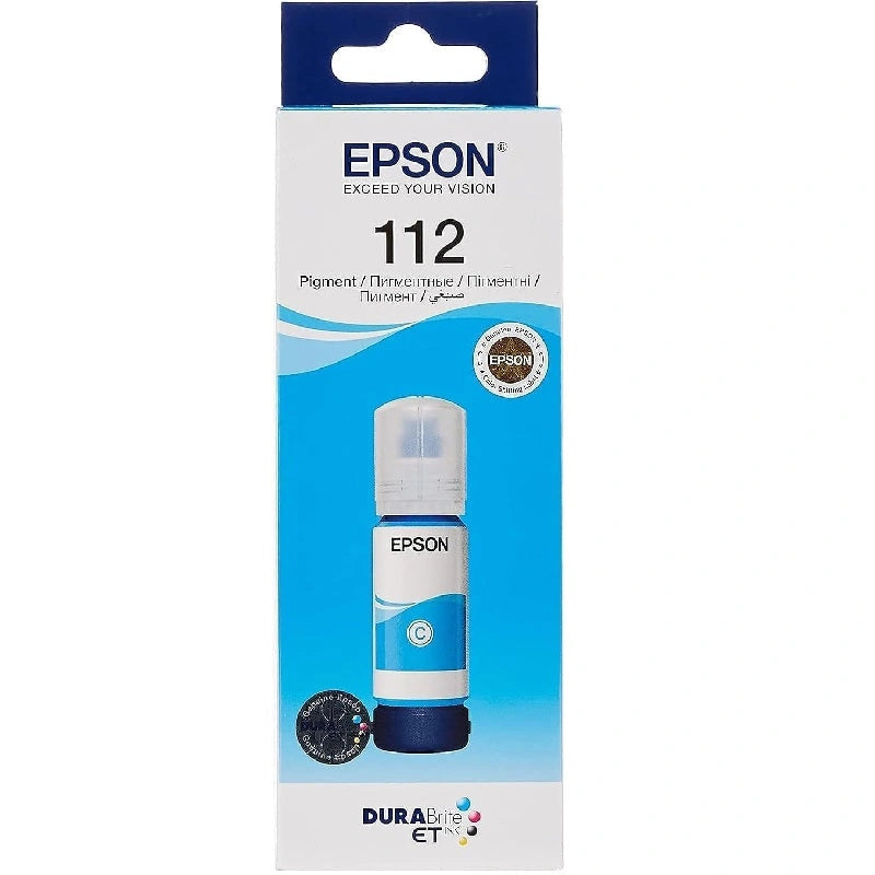 Epson 112 Cyan Ink Bottle 70ml EcoTank L6580 L15160