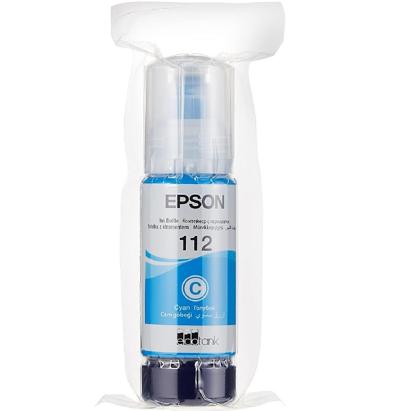 Epson 112 Cyan Ink Bottle 70ml EcoTank L6580 L15160