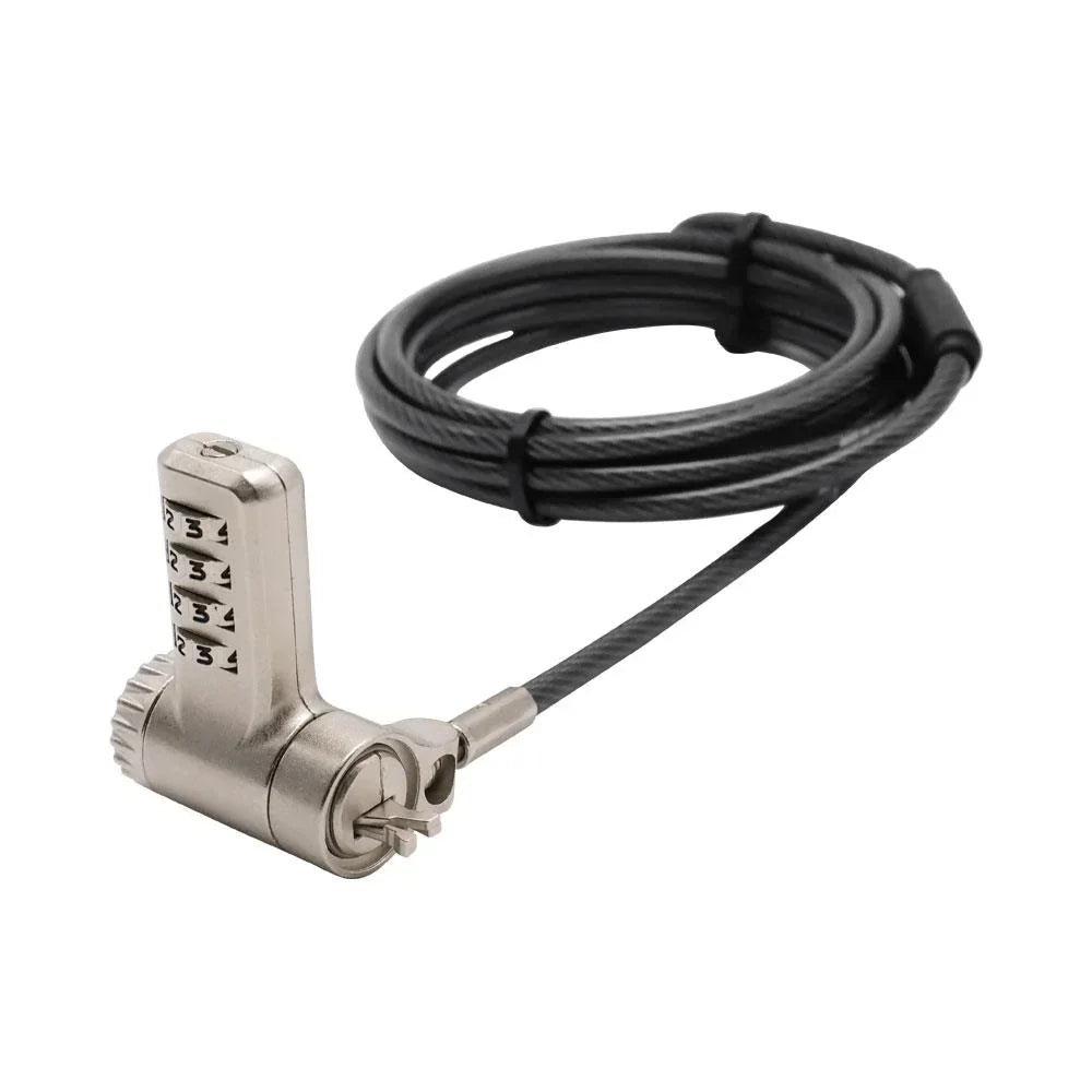 MECER 4 Dial Desktop Cable Lock Resettable 4 Digit Code