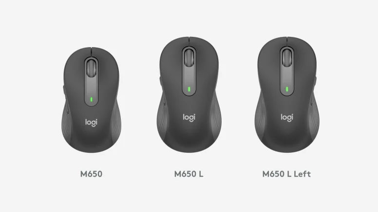 Logitech M650 Signature Wireless Mouse Graphite Bluetooth