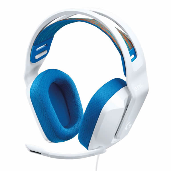 Logitech G335 Wired Gaming Headset (3.5mm) - White