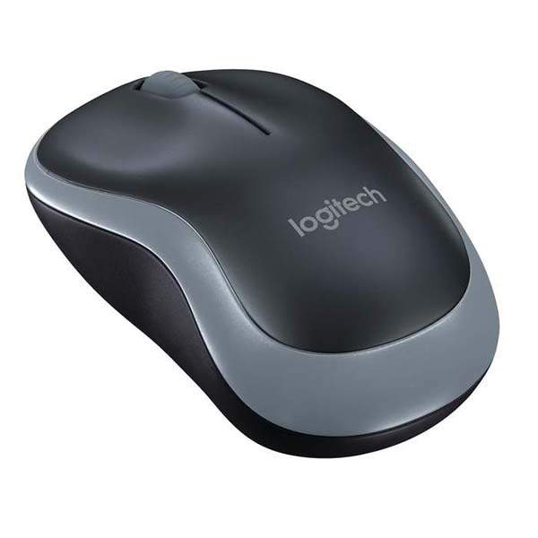 Logitech M185 Wireless Mouse Swift Grey USB Receiver