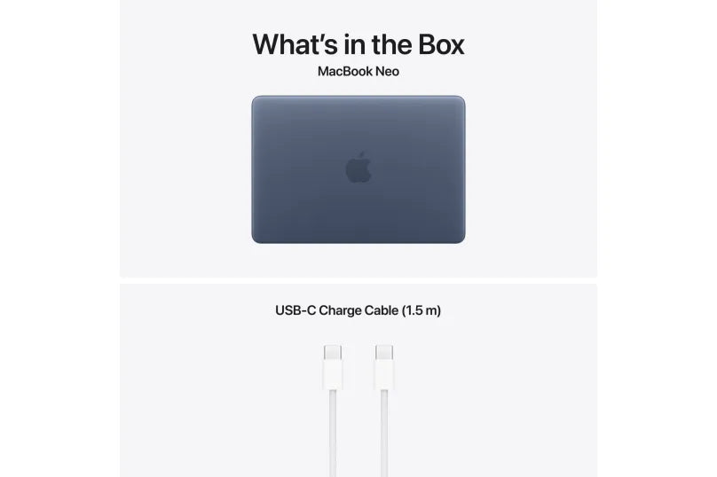 13-INCH MACBOOK NEO: APPLE A18 PRO CHIP WITH 6CORE CPU AND 5CORE GPU 8GB 256GB SSD - INDIGO