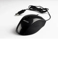Mecer USB Optical Wheel Mouse 1000 DPI Black for PC