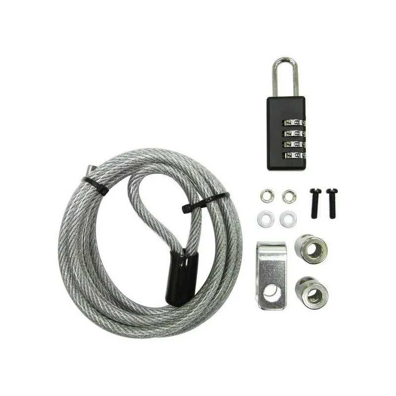 MECER 4 Dial Desktop Cable Lock Resettable 4 Digit Code