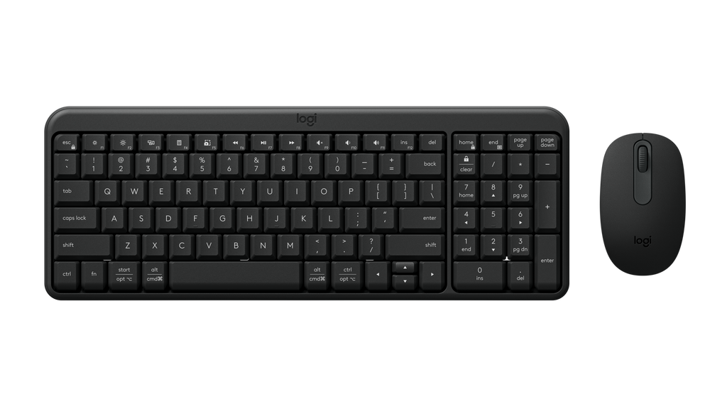 Logitech MK250 Compact Bluetooth Wireless Keyboard & Mouse Combo - Graphite