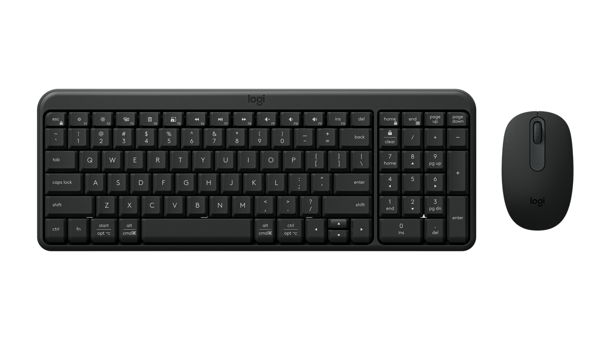 Logitech MK250 Compact Bluetooth Wireless Keyboard & Mouse Combo - Graphite