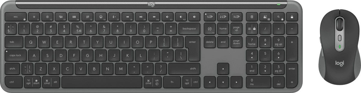 Logitech MK950 Graphite Bluetooth Keyboard And Mouse