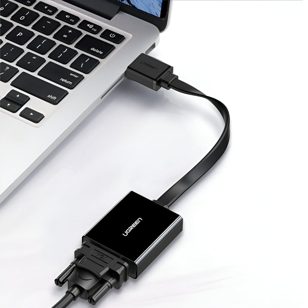 DisplayPort To HDMI VGA Adapter With Audio For Laptops