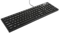 MECER Black USB Slim Keyboard Copilot Wired Plug And Play