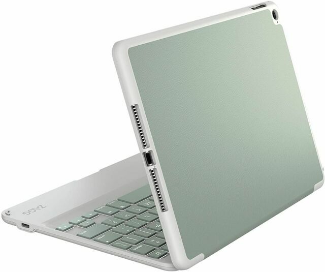 Universal 8 Inch Folio Case With Bluetooth Keyboard White