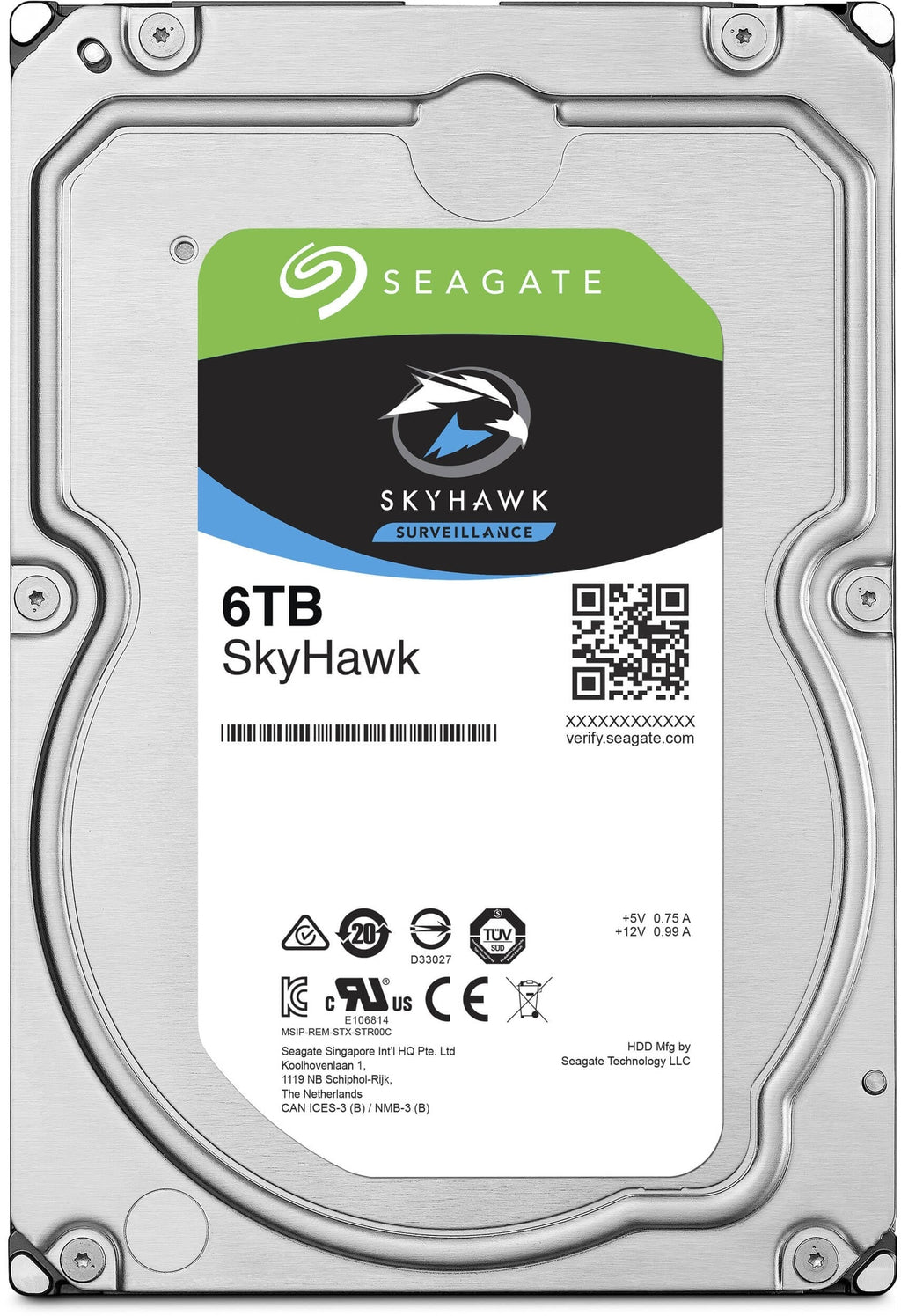 Seagate SkyHawk 6TB Surveillance Drive 5400RPM SATA