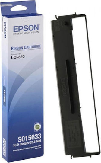 Epson C13S015633 Black Ribbon Cartridge for LQ-350 & LQ-300 Series Printers