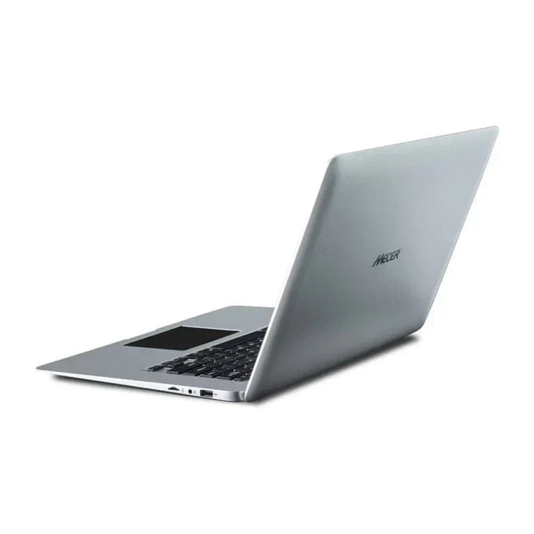Mecer 14.1" AlwaysOn Laptop (Qualcomm 7C, 4GB RAM, 128GB eMMC, Win 11 Pro) - Silver